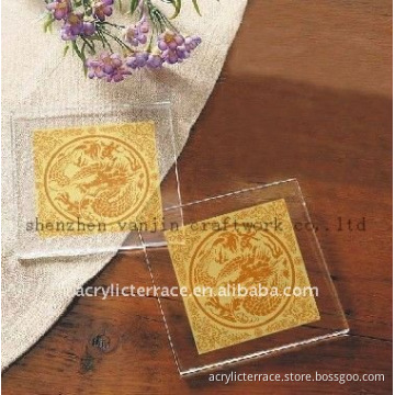 Acrylic / perspex / plexiglass/ lucite cup mats/coasters